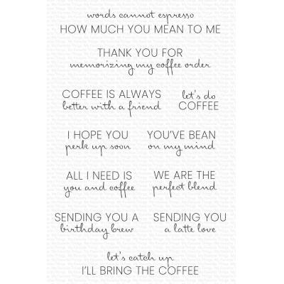 My Favorite Things Clear Stamps - Coffee Order